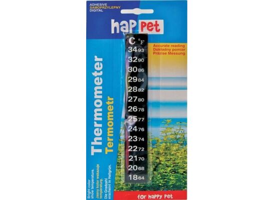 Termometr akwarystyczny samoprzylepny happet