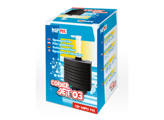Filtr gąbkowy narożny Corner - Jet 03 happet