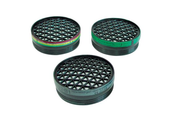 Pochłaniacz do półmasek eurmask uno - new typ a1, p2, 2 sztuki