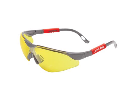Okulary ochronne LAHTI PRO żółte regulowane
