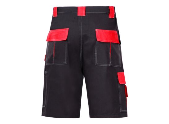 Spodenki ochronne krótkie LAHTI PRO czarno-czerwone XL
