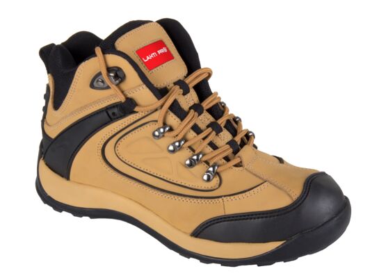 Trzewiki nubukowe obuwie bezpieczne LAHTI PRO miodowo-czarne 41