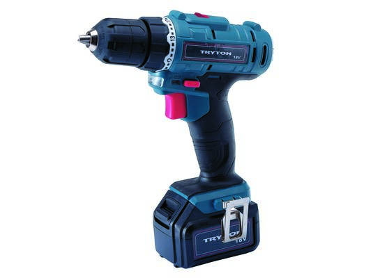 Wiertarko-wkrętarka akumulatorowa 2-biegowa TRYTON 18V Li-Ion TFV18B2