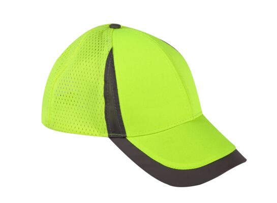 Czapka z daszkiem ostrzegawcza siatkowa LAHTI PRO żółta