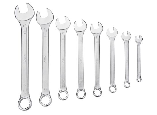 Klucz płasko - oczkowy 6 - 19 mm, zestaw 8 sztuk NEO