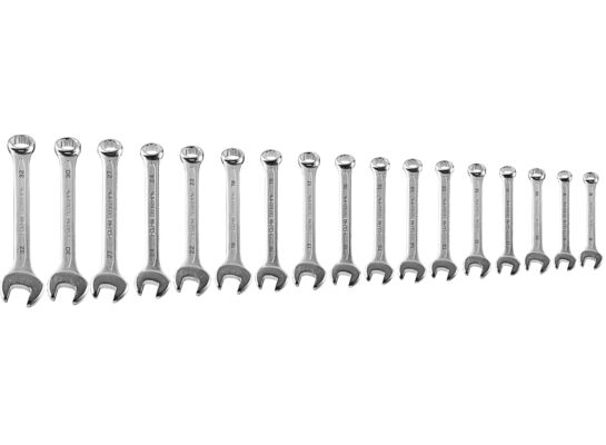 Klucz płasko - oczkowy 8 - 32 mm, zestaw 17 sztuk NEO