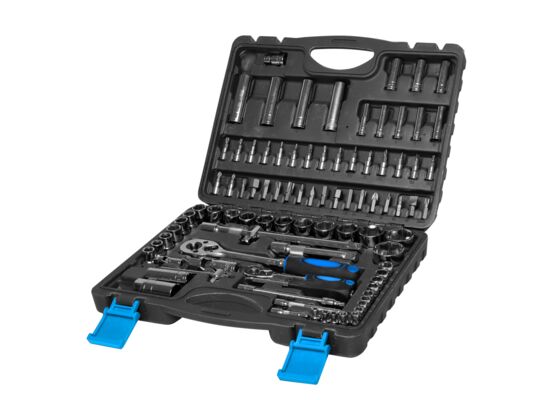 Zestaw MEGA 94 szt nasadek i końcówek 1/2'',1/4'', (4-32 mm)