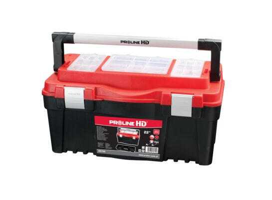 Skrzynka narzędziowa 22" PROLINE HD z uchwytem aluminiowym