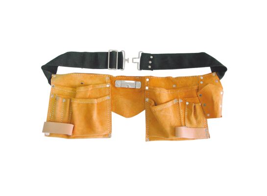 Kieszenie i uchwyty narzędziowe (14 sztuk) na pasie monterskim