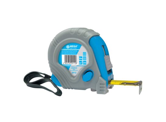 Miara zwijana  5m/19mm, MEGA 3 stopery,  z osłoną gumową