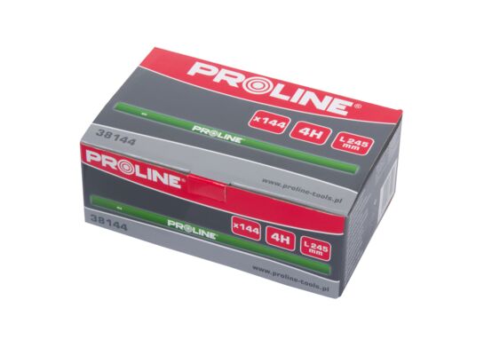 Ołówki murarskie 4H PROLINE zielone komplet 144 sztuk