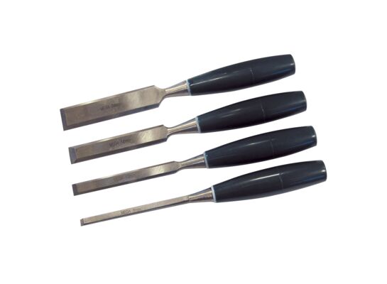 Dłuta do drewna MEGA komplet 4 sztuki 6, 12, 18, 24 mm