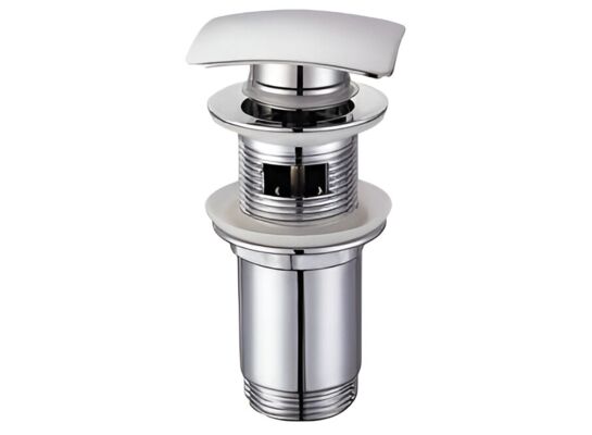 Korek klik-klak 1 1/4" mosiężny, nakładka kwadrat