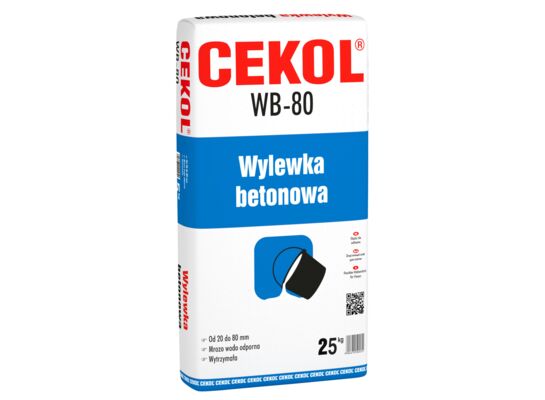 Wylewka betonowa 25 kg CEKOL