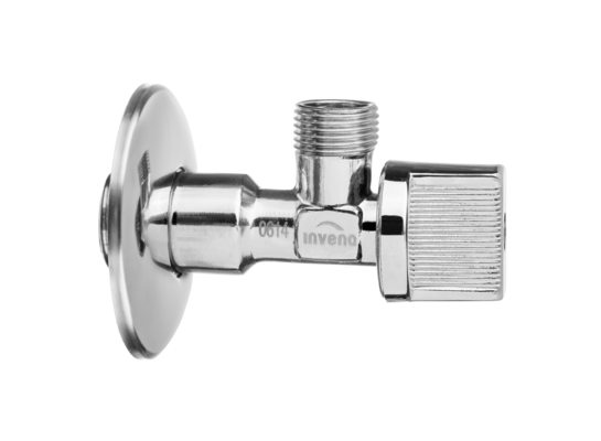 Zawór odcinający do baterii, dolnopłuka lub pralki 1/2" x 1/2" Invena 