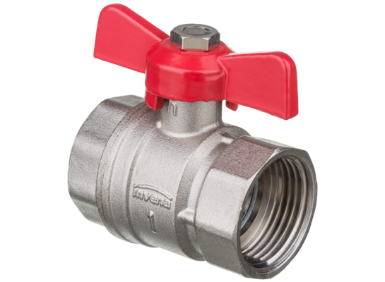Zawór kulowy z pokrętłem motylkowym 3/4" GW Invena 