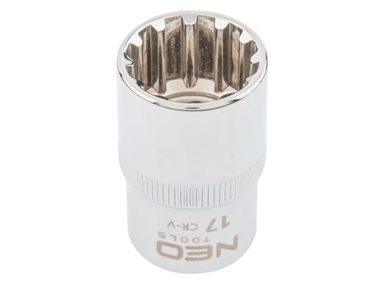 Nasadka Spline 1/2", 17 mm NEO