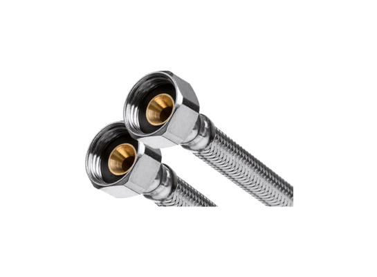 Wężyk w oplocie ze stali nierdzewnej 1/2" 70 cm GW Invena 