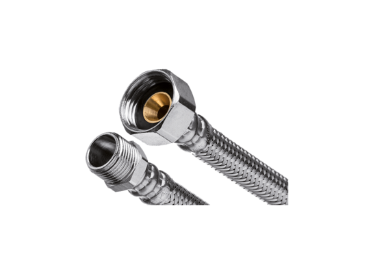 Wężyk w oplocie ze stali nierdzewnej 3/8" 30 cm GW/GZ Invena 