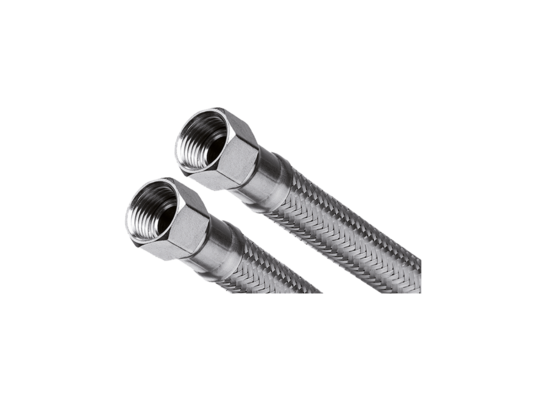 Wężyk w oplocie ze stali nierdzewnej o przelocie wewn. 15 mm 3/4" 50 cm GW Invena