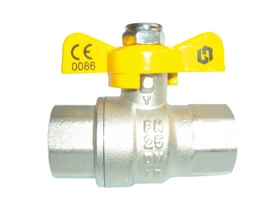 Kurek gazowy z pokrętłem motylkowym 1/2" GW Invena