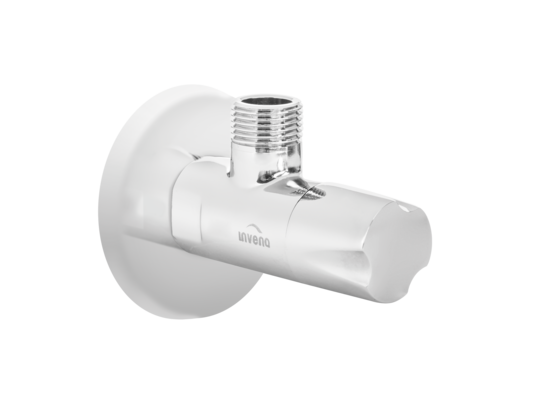 Zawór z głowicą ceramiczną do baterii, dolnopłuka, pralki 1/2" x 1/2" Invena 