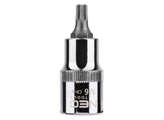 Końcówka Spline na nasadce 1/2", M6 x 55 mm NEO