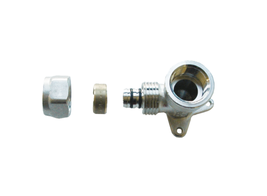 Kolonko naścienne 90° 1/2"x16x2 z gwintem wewnętrznym Invena Prov 