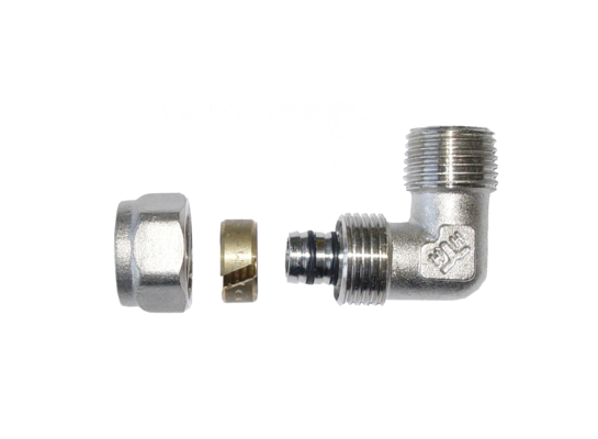 kolanko 90° z gwintem zewnętrznym 3/4"x20x2 Invena Prov 