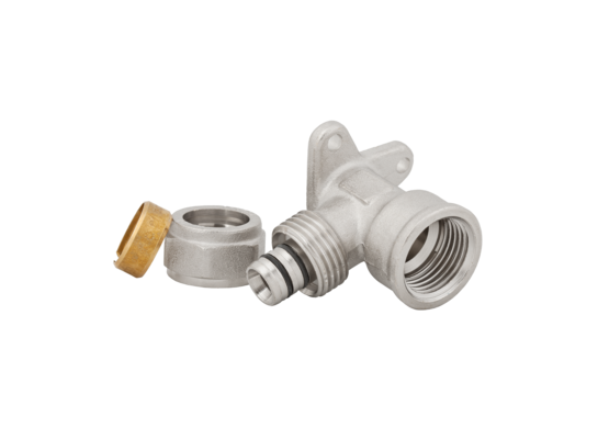 Kolonko naścienne 90° 1/2"x20x2 z gwintem wewnętrznym Invena Prov