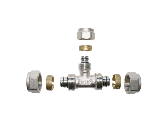 Trójnik redukcyjny 20x20x16 Invena Prov 