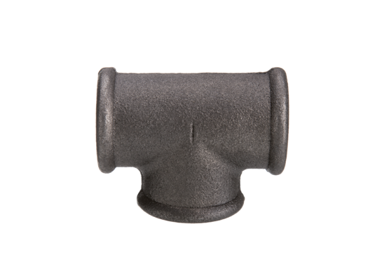 Trójnik czarny redukcyjny nakrętny 130R typ B1 3/4"x1/2"x3/4" Invena 