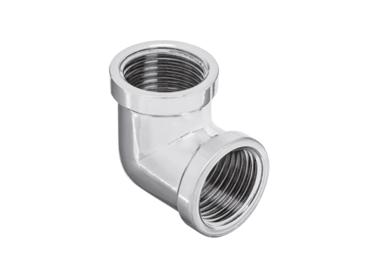 Kolanko nakrętno-wkrętne chromowane 3/4" GW/GW Invena 