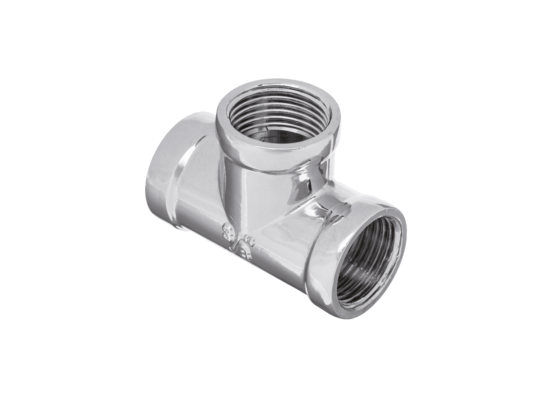 Trójnik chromowany 1/2" GW Invena 