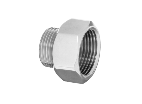 Redukcja nakrętno-wkrętna chromowana 1/2"x3/8" GW/GZ Invena 