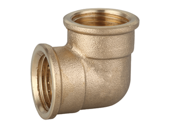 Kolanko mosiężne nakrętno-nakrętne 1/2" GW/GW Invena 