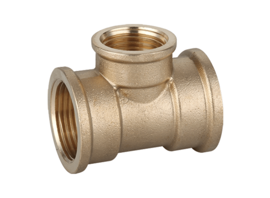 Trójnik mosiężny nakrętny-redukcyjny 1"x3/4" GW Invena