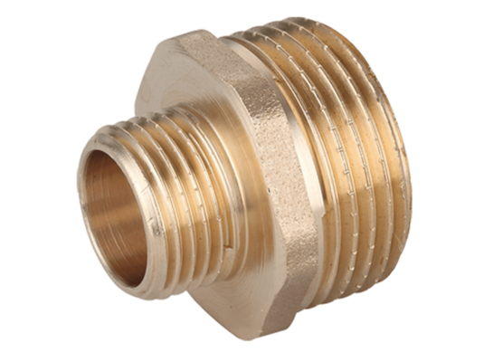 Nypel mosiężny redukcyjny 3/4"x3/8" Invena 