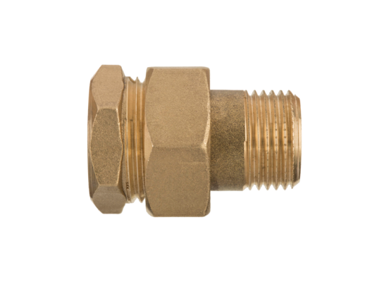 Śrubunek mosiężny prosty 1/2" Invena 