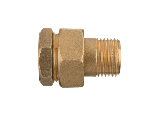 Śrubunek mosiężny prosty oring 3/4" Invena 