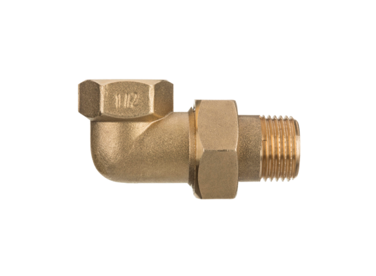 Śrubunek mosiężny kątowy oring 3/4" Invena 