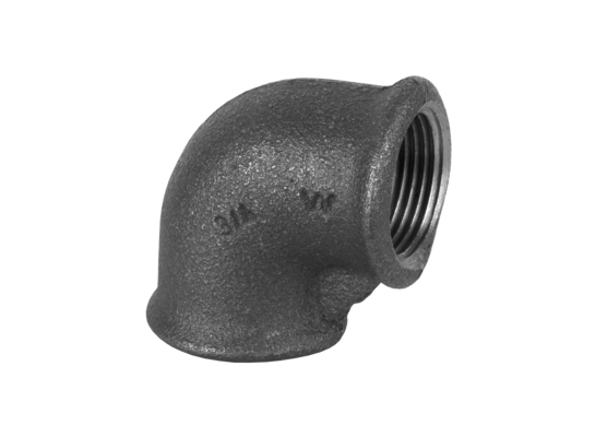 Kolano czarne Atusa nakrętne 90 typ A1 3/4" GW Invena 