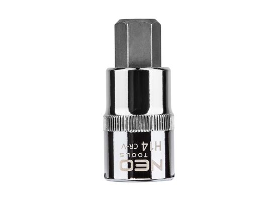 Końcówka sześciokątna na nasadce 1/2", H14 x 55 mm NEO