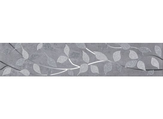 Listwa ścienna Jasmin grafit 36 x 7,4 gat.1 Tubądzin