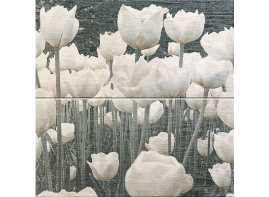 Dekor ścienny 2-elementowy Sabaudia flower 44,8 x 44,8 gat.1 Tubądzin