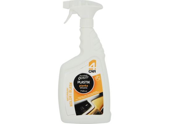 Pianka aktywna do pielęgnacji plastików 750 ml 4CAR Premium Quality