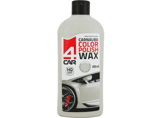 Wosk koloryzujący Carnauba do karoserii srebrny 500 ml 4CAR 
