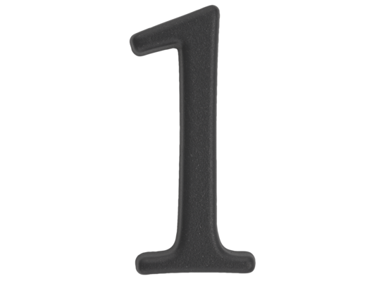 Cyfra "1" ZnAl grafit 50 mm
