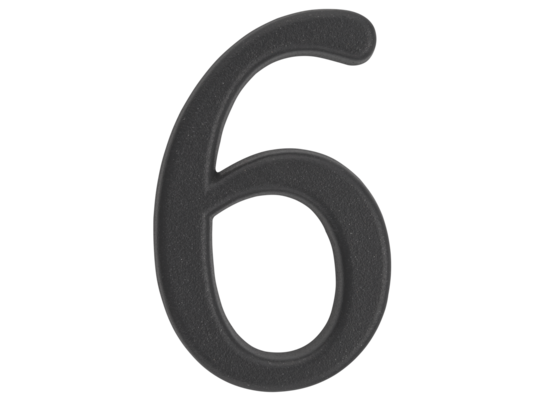 Cyfra "6/9" ZnAl grafit 50 mm