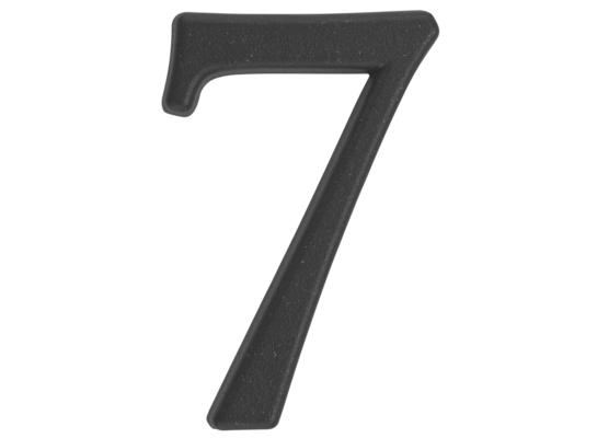 Cyfra "7" ZnAl grafit 50 mm